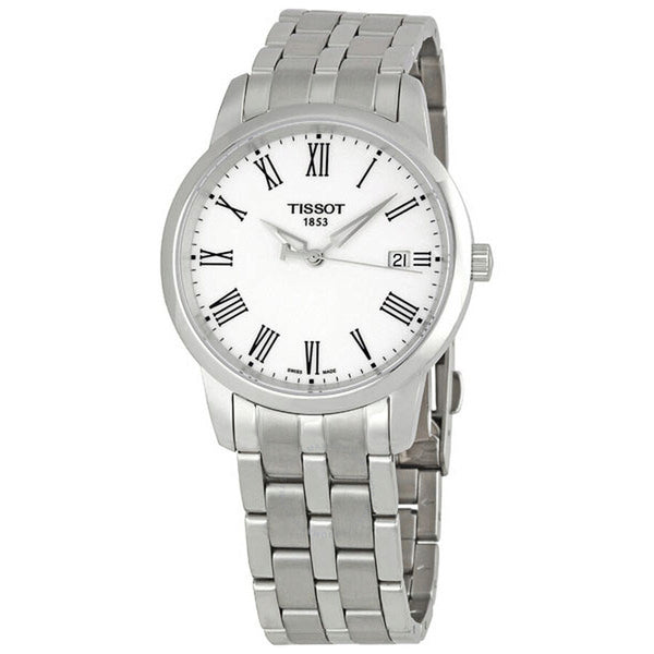 Tissot T-Classic Dream White Dial Stainless Steel Men's Watch T033.410.11.013.01 - The Watches Men & Co