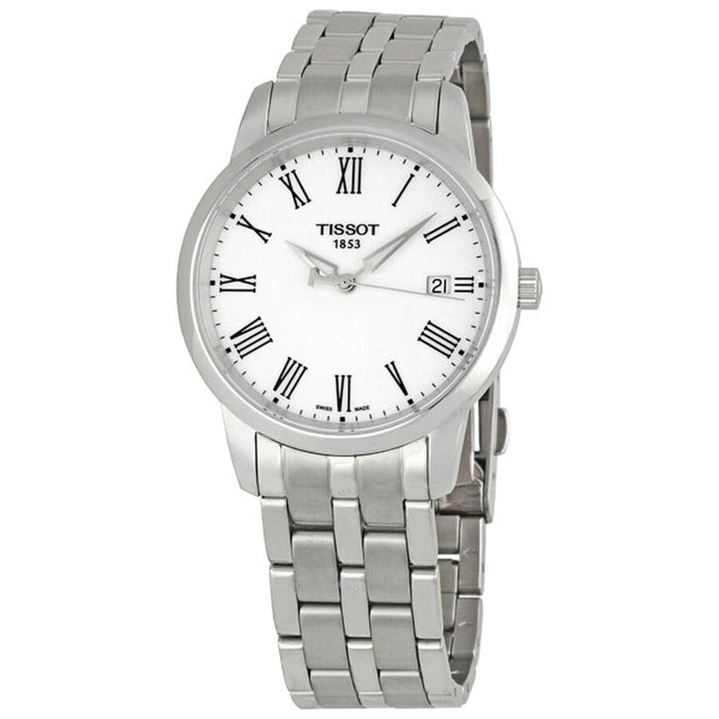 Tissot T-Classic Dream White Dial Stainless Steel Men's Watch T033.410.11.013.01 - The Watches Men & Co
