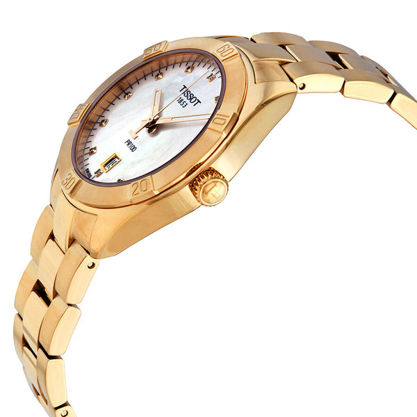 Tissot T-Classic PR100 Quartz Diamond Ladies Watch T101.910.33.116.01 - The Watches Men & Co #2