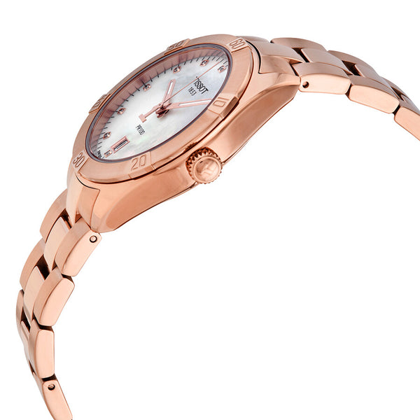 Tissot T-Classic PR100 Quartz Diamond Mother of Pearl Dial Ladies Watch T101.910.33.116.00 - The Watches Men & Co #2