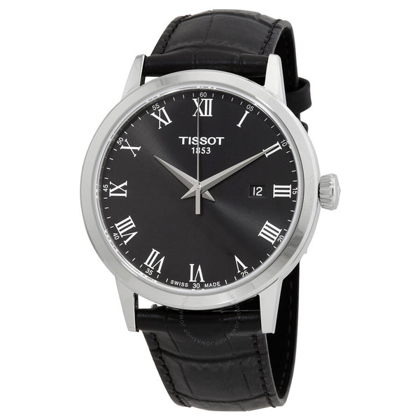 Tissot T-Classic Quartz Black Dial Men's Watch T129.410.16.053.00 - The Watches Men & Co