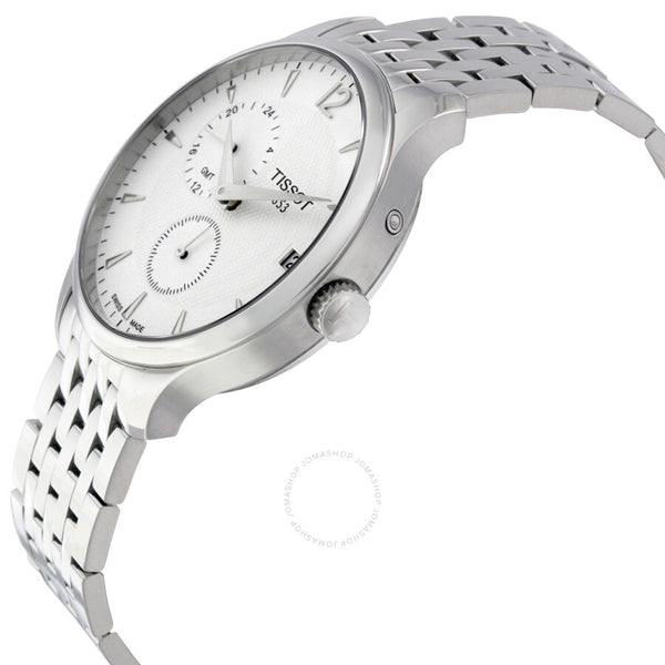 Tissot T-Classic Tradition White Dial Stainless Steel Men's Watch T0636391103700 - The Watches Men & Co #2