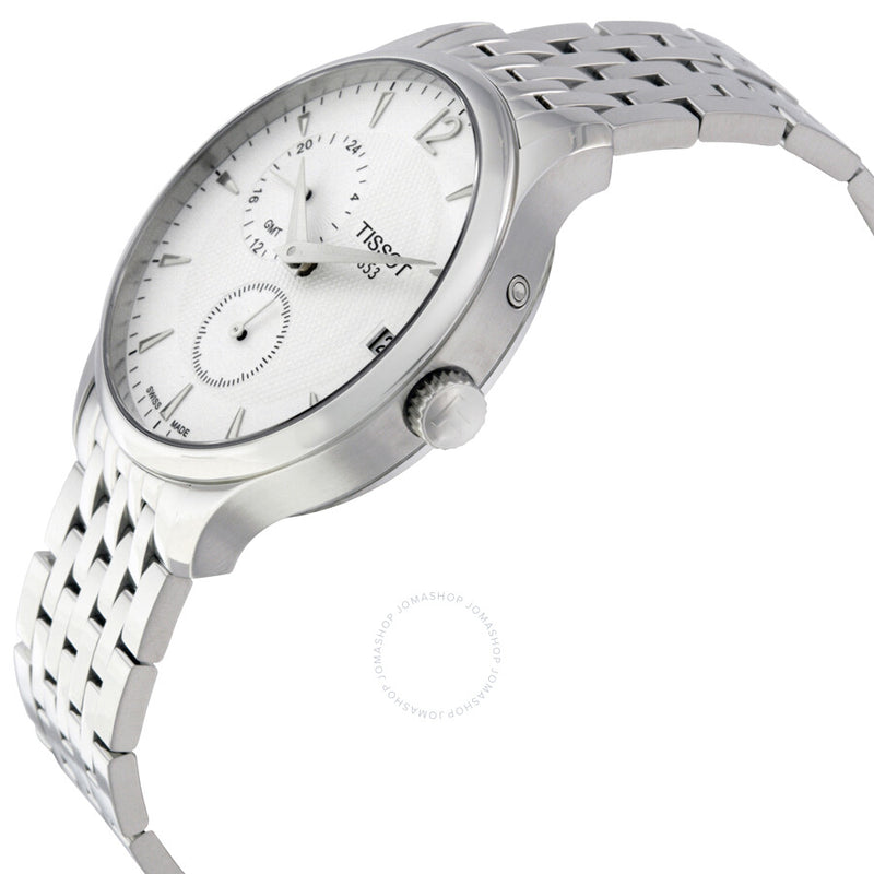 Tissot T-Classic Tradition White Dial Stainless Steel Men's Watch T0636391103700 - The Watches Men & Co #2