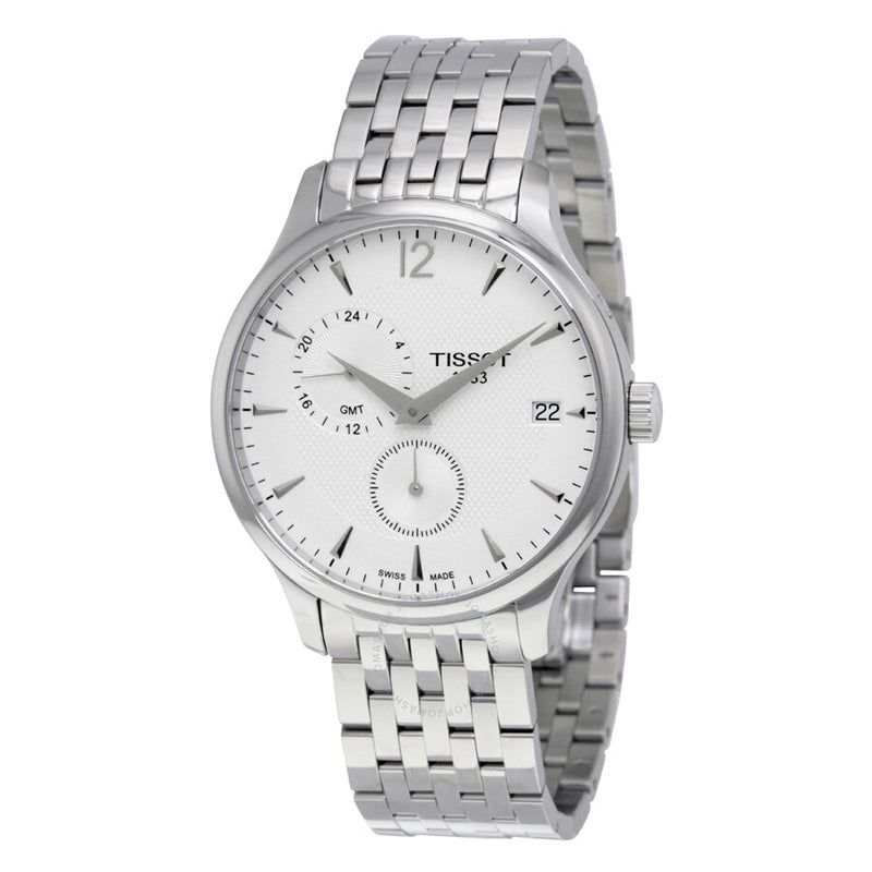 Tissot T-Classic Tradition White Dial Stainless Steel Men's Watch T0636391103700 - The Watches Men & Co