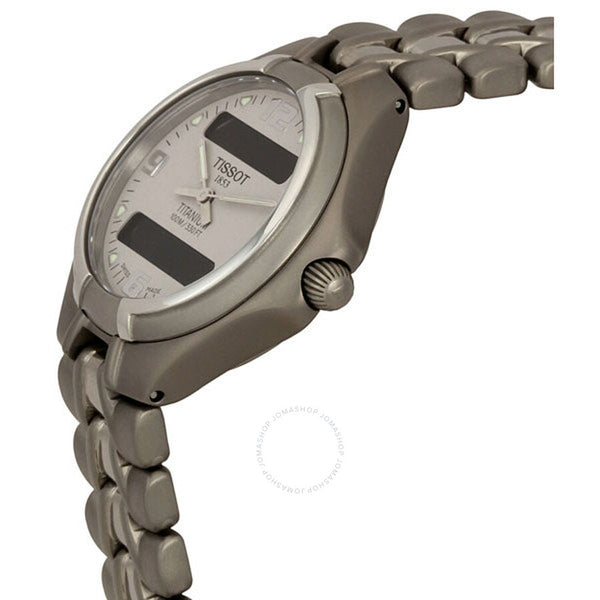 Tissot Titanium Chronograph Analog/Digital Ladies Watch T65.7.188.31 - The Watches Men & Co #2