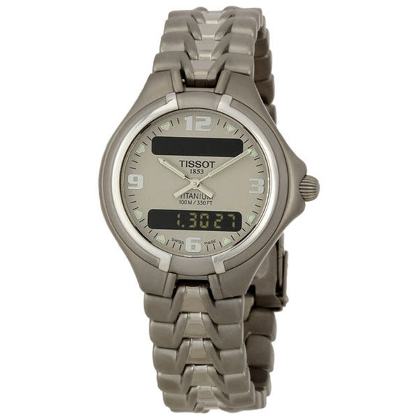 Tissot Titanium Chronograph Analog/Digital Ladies Watch T65.7.188.31 - The Watches Men & Co