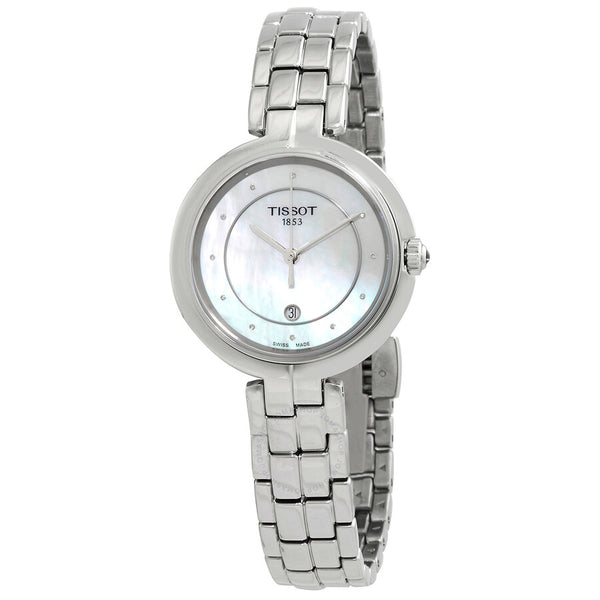 Tissot T-Lady Flamingo Quartz Diamond Watch T094.210.11.116.01 - The Watches Men & Co