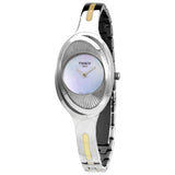 Tissot T-Lady Flower Quartz Blue Mother of Pearl  Dial Ladies Watch T03.1.085.80 - The Watches Men & Co