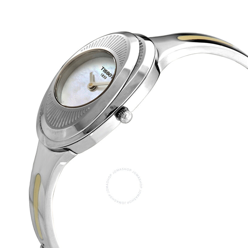 Tissot T-Lady Flower Quartz Blue Mother of Pearl  Dial Ladies Watch T03.1.085.80 - The Watches Men & Co #2