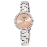 Tissot T-Lady Quartz Diamond Pink Dial Ladies Watch T0942101133600 - The Watches Men & Co