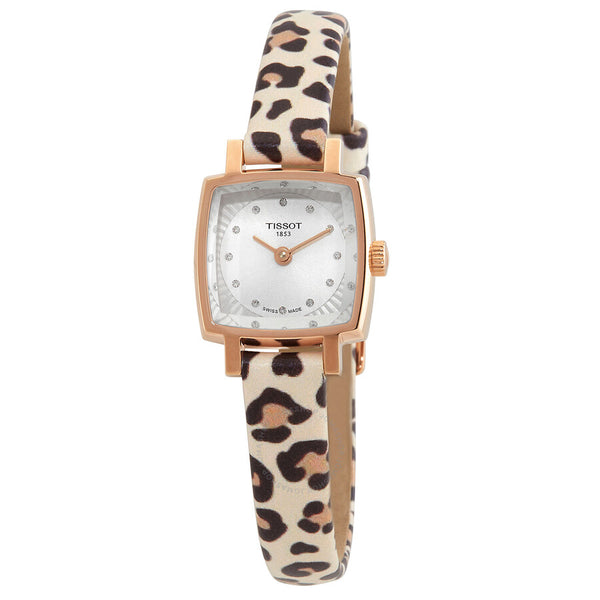 Tissot T-Lady Quartz Diamond Silver Dial Ladies Watch T058.109.37.036.00 - The Watches Men & Co