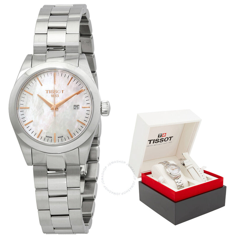 Tissot T-MY Lady Quartz Mother of Pearl Dial Ladies Watch T132.010.11.111.00 - The Watches Men & Co