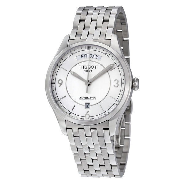 Tissot T-One Automatic Day Date Silver Dial Men's Watch T038.430.11.037.00 - The Watches Men & Co