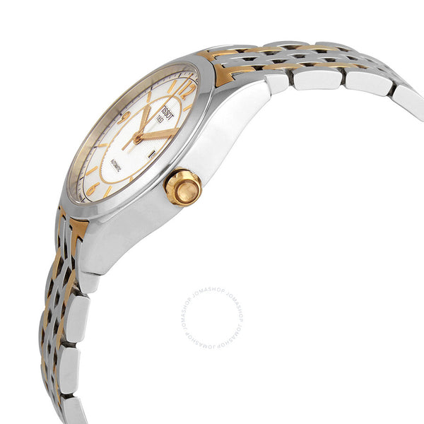 Tissot T-One Automatic Silver Dial Two-tone Ladies Watch T038.207.22.037.00 - The Watches Men & Co #2