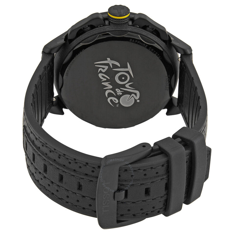 Tissot Tour De France Special Edition Chronograph Quartz Black Dial Men's Watch T135.417.37.051.00 - The Watches Men & Co #3