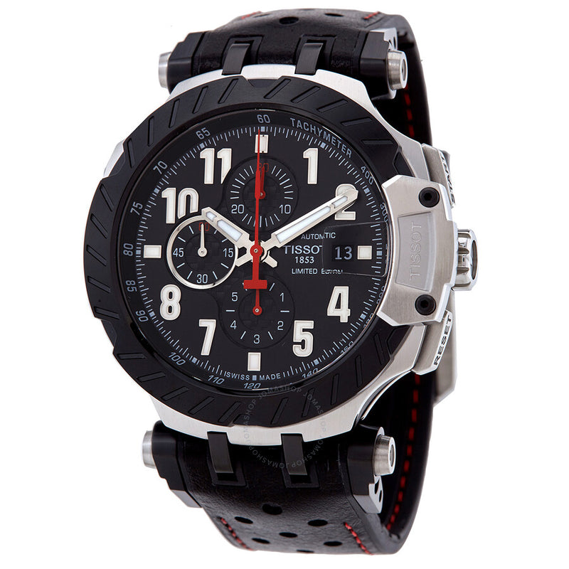 Tissot T-Race Chronograph Automatic Black Dial Men's Watch T115.427.27.057.00 - The Watches Men & Co