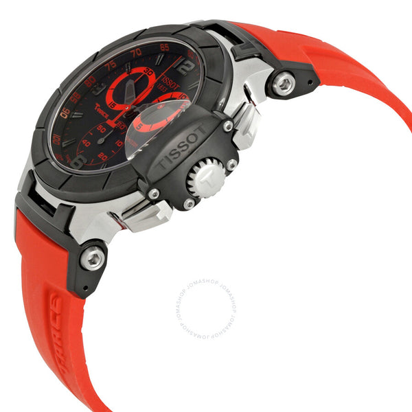 Tissot T-Race Chronograph Black Dial Men's Watch T048.417.27.057.02 - The Watches Men & Co #2