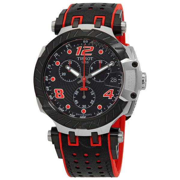 Tissot T-race Chronograph Quartz Black Dial Men's Watch T115.417.27.057.04 - The Watches Men & Co