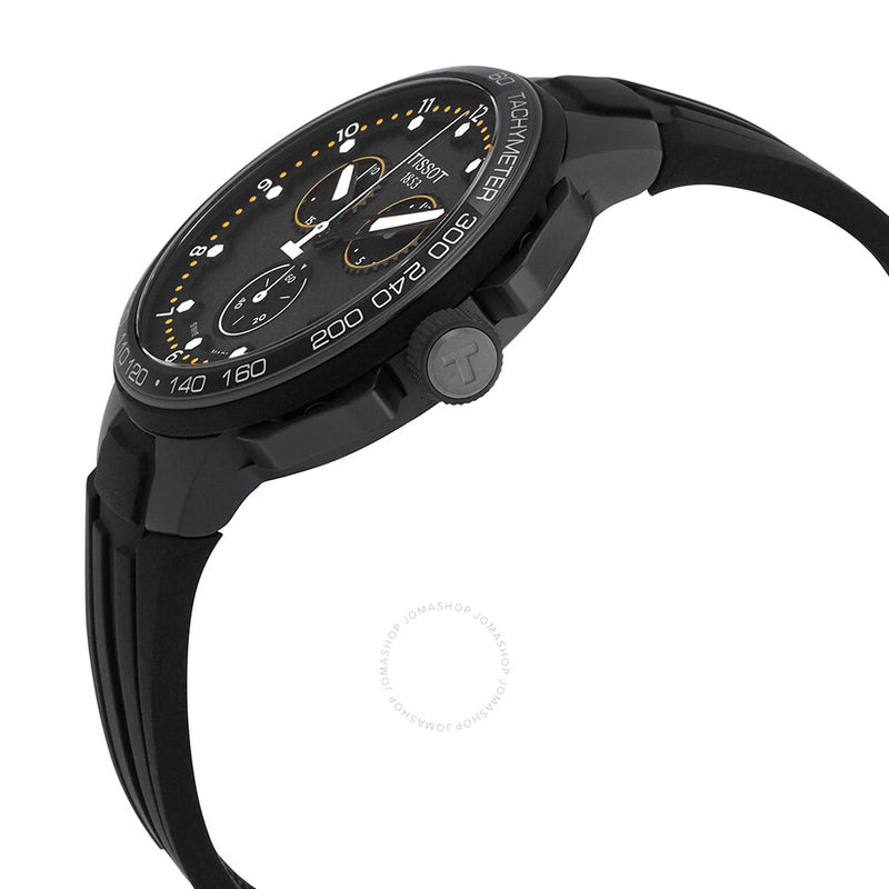 Tissot T-Race Cycling Chronograph Quartz Black Dial Men's Watch T1114173705702 - The Watches Men & Co #2