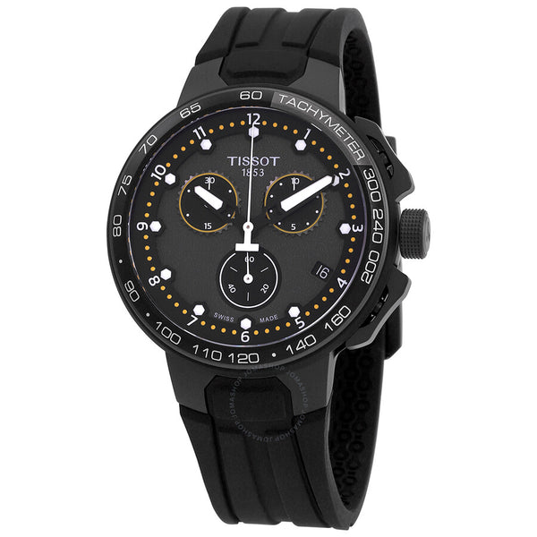 Tissot T-Race Cycling Chronograph Quartz Black Dial Men's Watch T1114173705702 - The Watches Men & Co