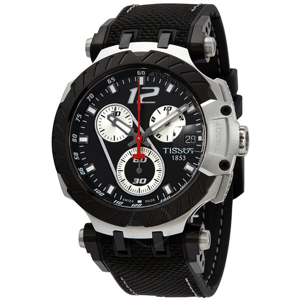 Tissot T-Race Jorge Lorenzo Limited Edition Chronograph Quartz Black Dial Men's Watch T115.417.27.057.00 - The Watches Men & Co