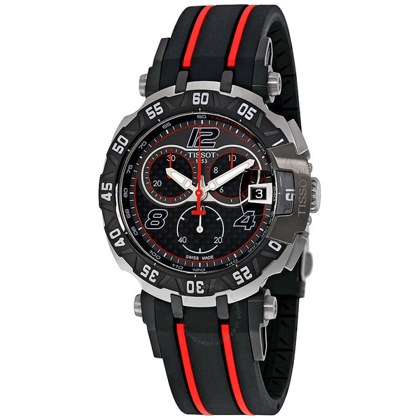 Tissot T-Race Moto GP Black Dial Chronograph Men's Watch T0924172720700 - The Watches Men & Co