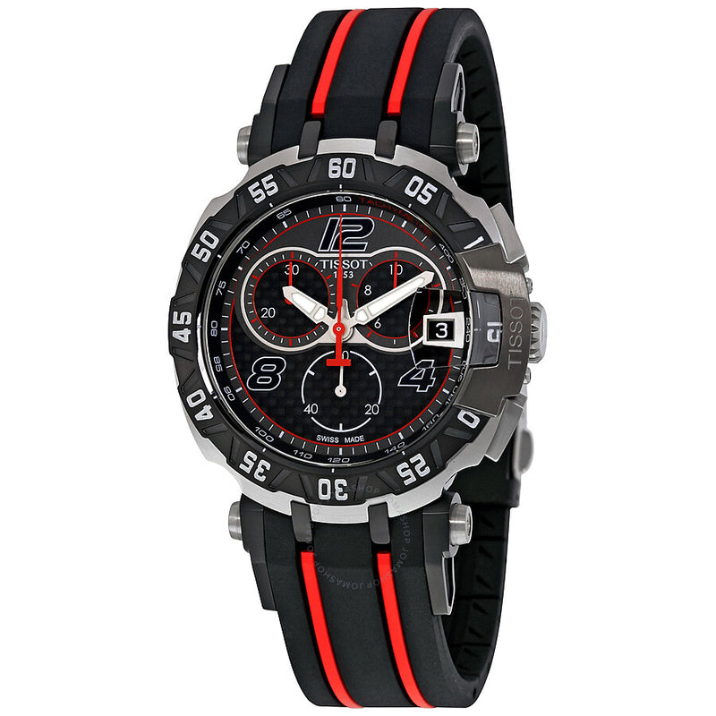 Tissot T-Race Moto GP Black Dial Chronograph Men's Watch T0924172720700 - The Watches Men & Co