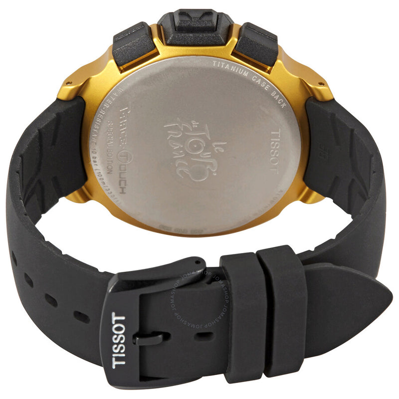 Tissot T-Race Perpetual Alarm World Time Chronograph Quartz Analog-Digital Black Dial Men's Watch T081.420.97.057.07 - The Watches Men & Co #3