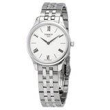 Tissot Tradition 5.5 Quartz Silver Dial Ladies Watch T063.209.11.038.00 - The Watches Men & Co