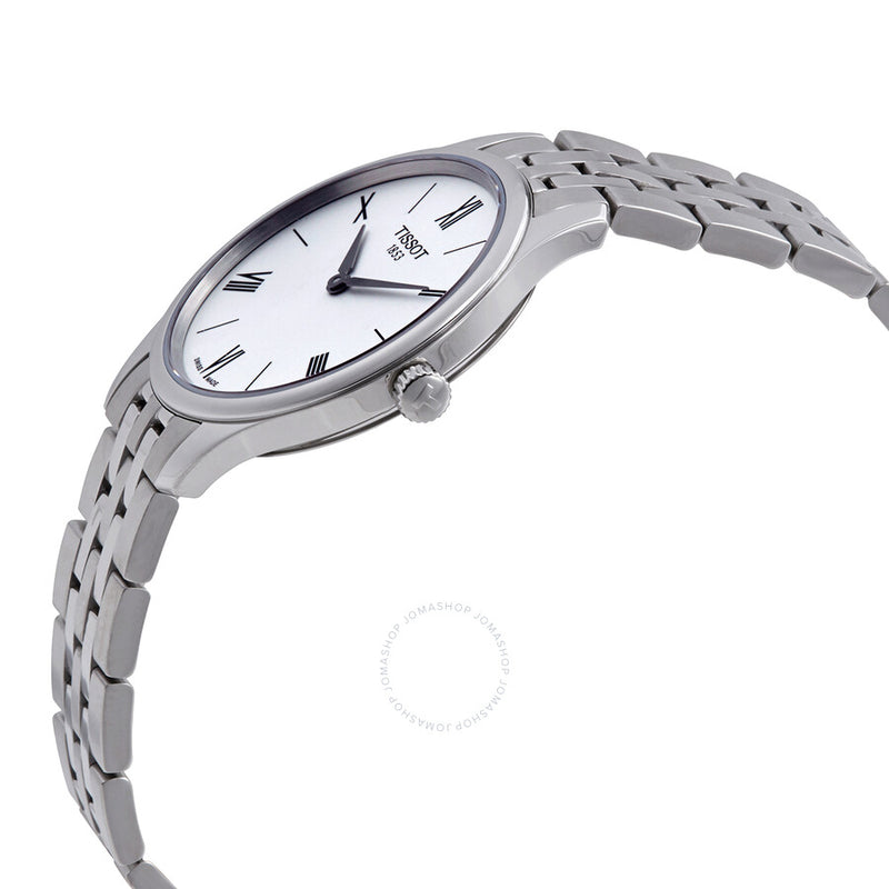 Tissot Tradition 5.5 Quartz Silver Dial Ladies Watch T063.209.11.038.00 - The Watches Men & Co #2