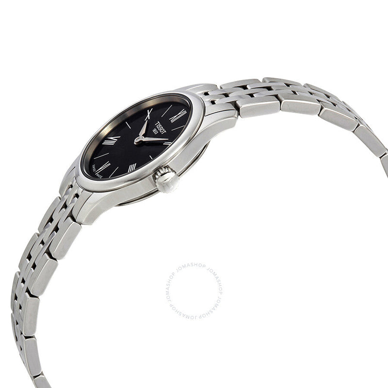 Tissot Tradition Black Dial Stainless Steel Ladies Watch T063.009.11.058.00 - The Watches Men & Co #2
