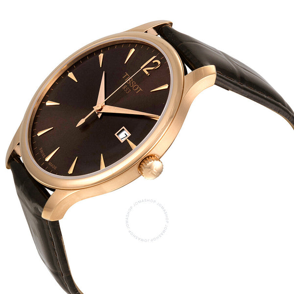 Tissot Tradition Brown Dial Men's Watch T063.610.36.297.00 - The Watches Men & Co #2