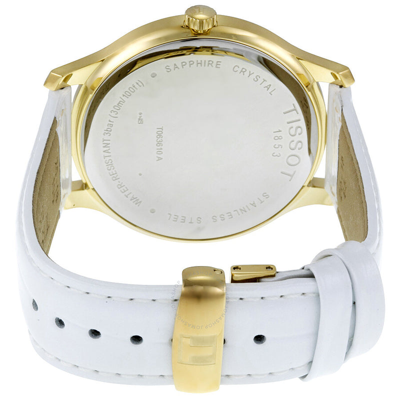 Tissot Tradition Mother of Pearl Dial Ladies Watch T063.610.36.116.00 - The Watches Men & Co #3