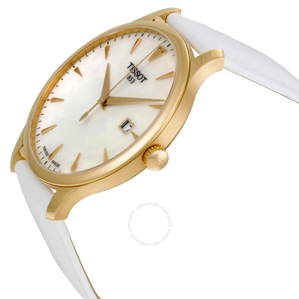 Tissot Tradition Mother of Pearl Dial Ladies 42mm Watch T063.610.36.116.01 - The Watches Men & Co #2