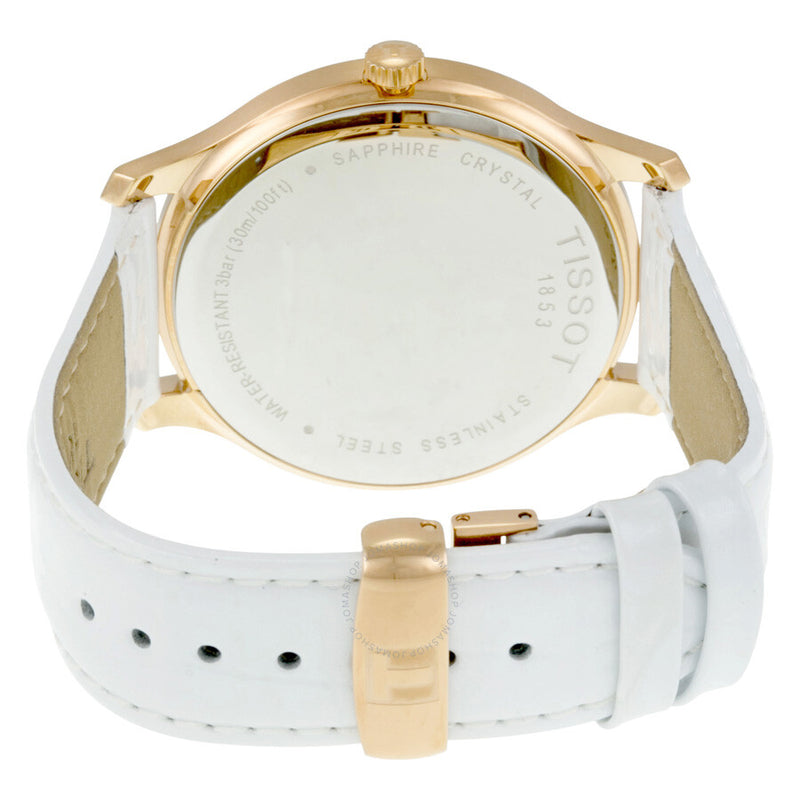Tissot Tradition Mother of Pearl Dial Ladies 42mm Watch T063.610.36.116.01 - The Watches Men & Co #3