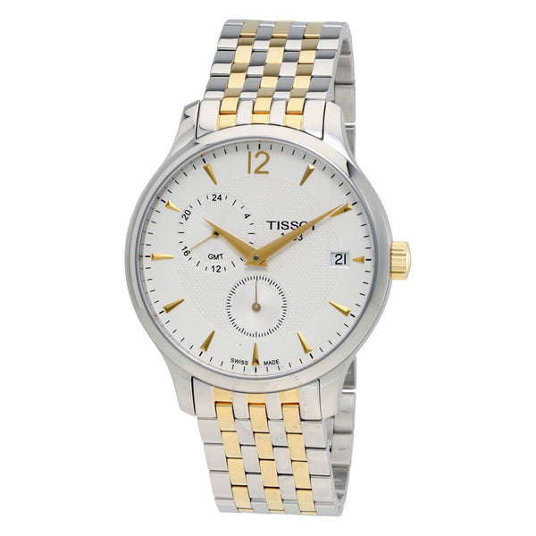 Tissot Tradition Silver Dial Two-tone Men's Watch T0636392203700 - The Watches Men & Co