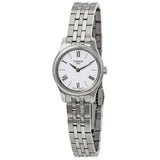 Tissot Tradition Thin White Dial Ladies Watch T0630091101800 - The Watches Men & Co