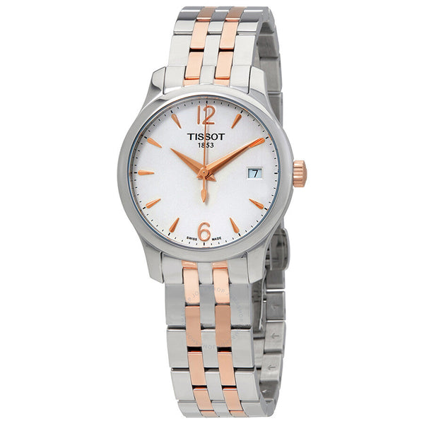 Tissot Tradition White Dial Ladies Watch T063.210.22.037.01 - The Watches Men & Co