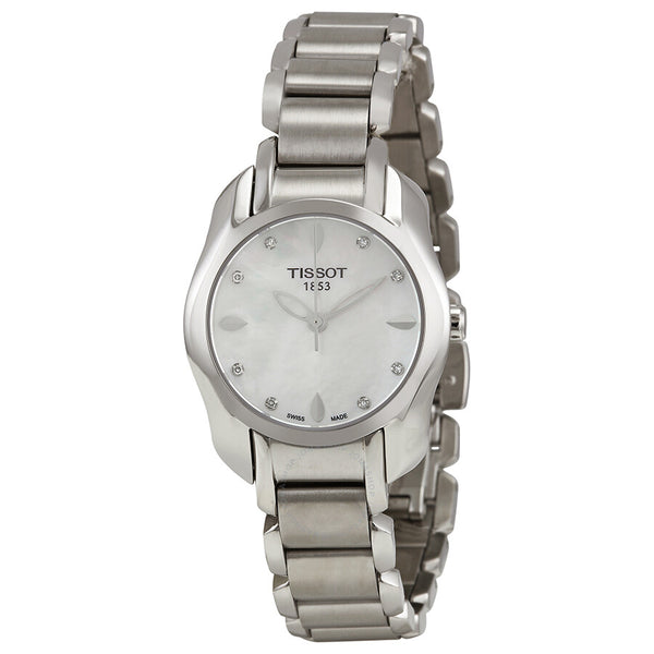 Tissot Trend T-Wave Mother of Pearl Dial Diamond Ladies Watch T023.210.11.116.00 - The Watches Men & Co