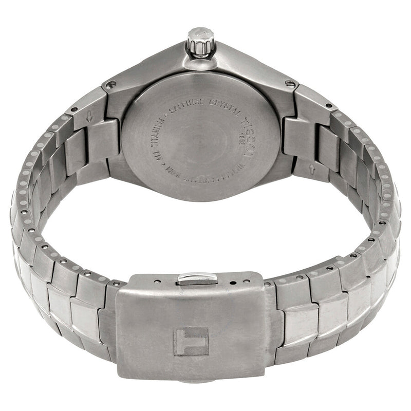 Tissot T-Sport Quartz Silver Dial Titanium Ladies Watch T65.7.381.31 - The Watches Men & Co #3