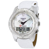 Tissot T-Touch II White Mother of Pearl Ladies Watch T0472204611600 - The Watches Men & Co