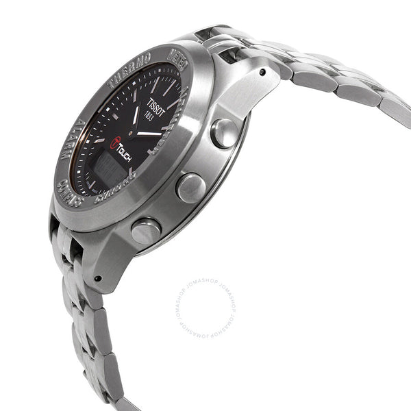 Tissot T-Touch Quartz Analog-Digital Black Dial Men's Watch T33.1.388.51 - The Watches Men & Co #2