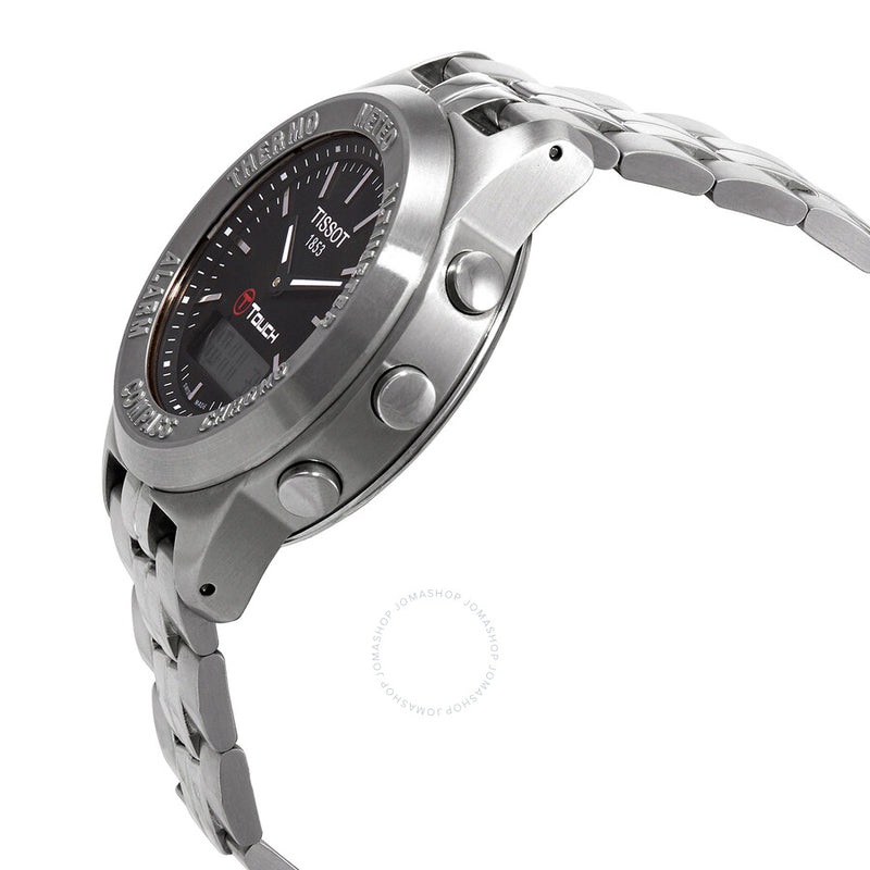 Tissot T-Touch Quartz Analog-Digital Black Dial Men's Watch T33.1.388.51 - The Watches Men & Co #2