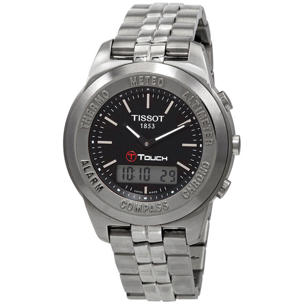 Tissot T-Touch Quartz Analog-Digital Black Dial Men's Watch T33.1.388.51 - The Watches Men & Co