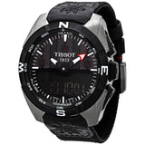 Tissot T-Touch Solar Quartz Analog-Digital Black Dial Men's Watch T0914204605103 - The Watches Men & Co