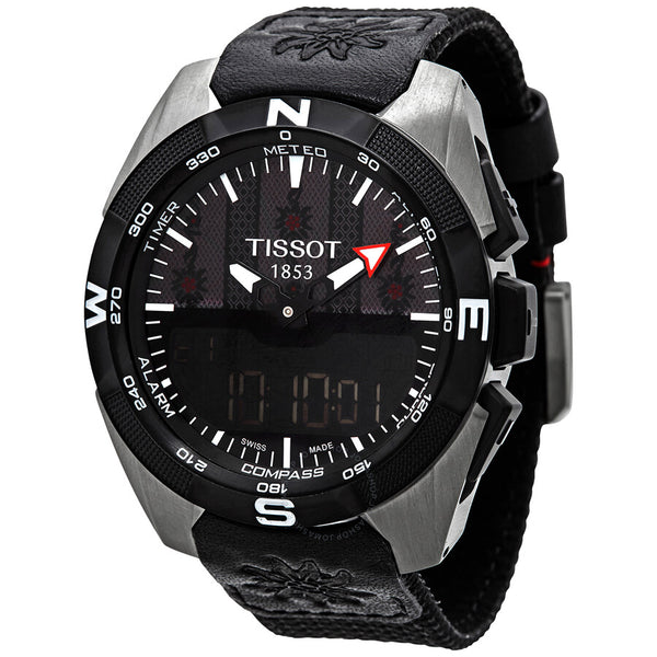 Tissot T-Touch Solar Quartz Analog-Digital Black Dial Men's Watch T0914204605103 - The Watches Men & Co