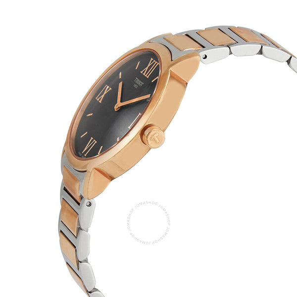 Tissot T-Trend Happy Chic Quartz Black Dial Ladies Watch T034.209.32.068.00 - The Watches Men & Co #2
