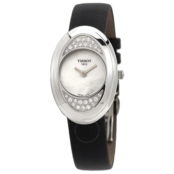 Tissot T-Trend Mother Of Pearl Multi-colored Precious Stones Ladies Watch T03.1.325.80 - The Watches Men & Co