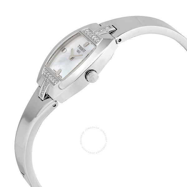 Tissot T-Trend Quartz Mother of Pearl Dial Ladies Watch T62.1.295.81 - The Watches Men & Co #2