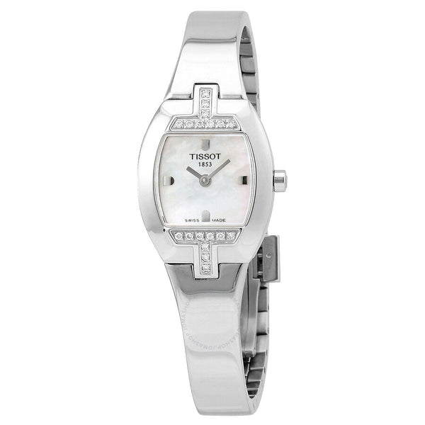 Tissot T-Trend Quartz Mother of Pearl Dial Ladies Watch T62.1.295.81 - The Watches Men & Co